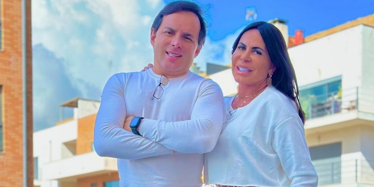 Gretchen desmente rumor sobre situação financeira do marido e explica 'show na rua'