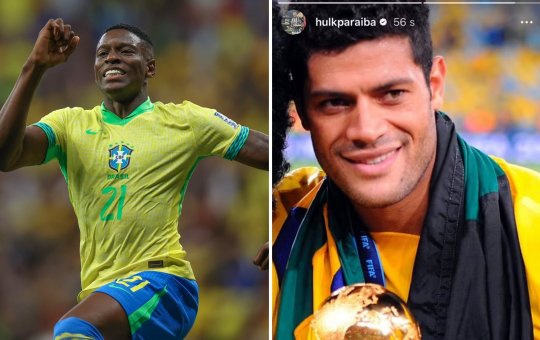 Após confusão com Luiz Henrique, Hulk posta foto com camisa da seleção brasileira