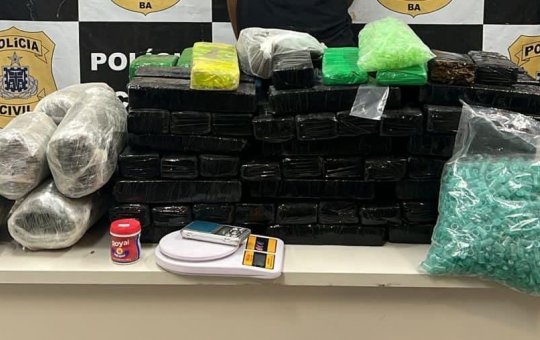 Ações policiais apreendem mais de oito toneladas de droga na Bahia nos dez primeiros meses do ano