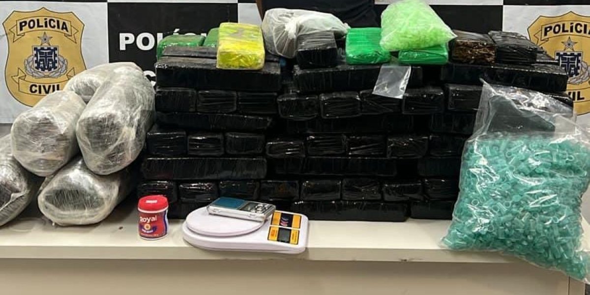 Ações policiais apreendem mais de oito toneladas de droga na Bahia nos dez primeiros meses do ano