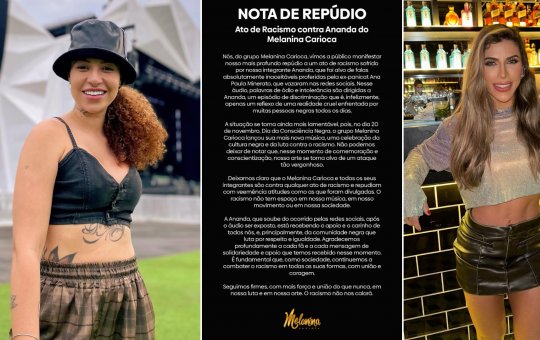 Melanina Carioca se pronuncia após ataques racistas de Ana Paula Minerato