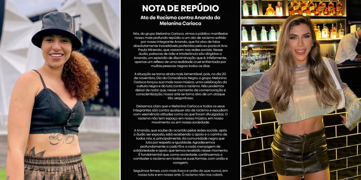 Melanina Carioca se pronuncia após ataques racistas de Ana Paula Minerato