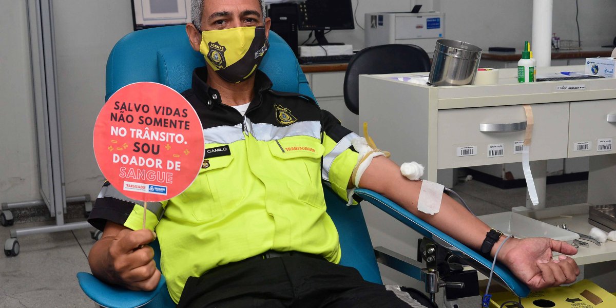 Agentes da Transalvador prepara mutirão de doação de sangue nesta terça-feira (26)