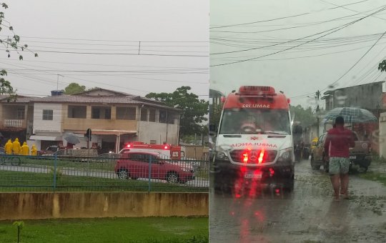 Adolescente desaparece após cair em bueiro durante chuvas em Dias D’Ávila
