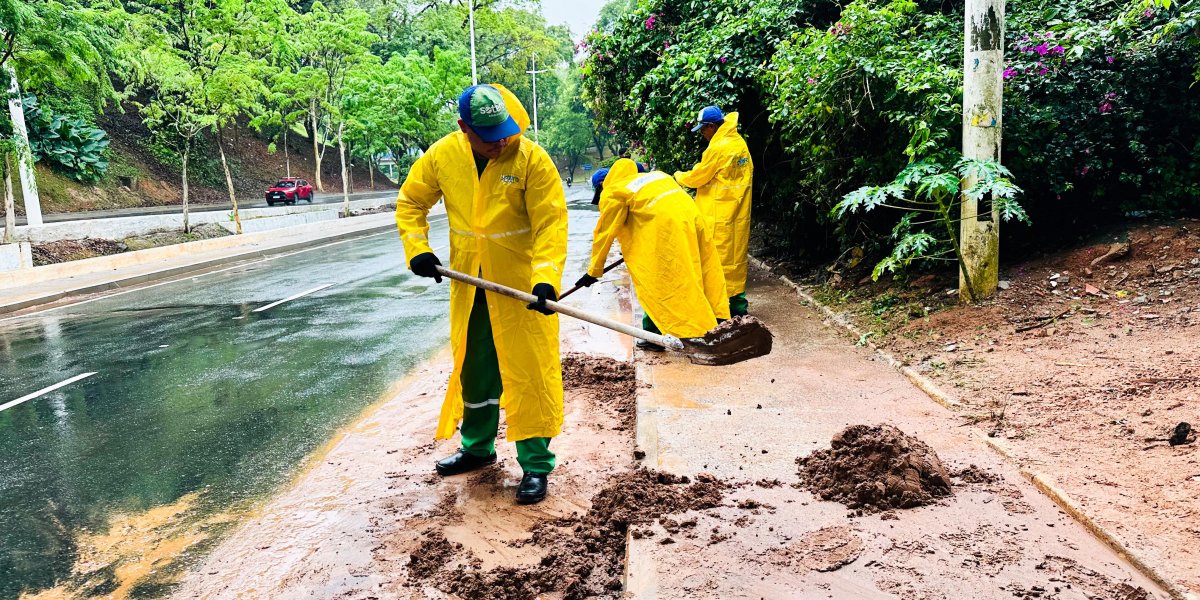 Limpurb intensifica trabalhos para diminuir estragos causados pela chuva