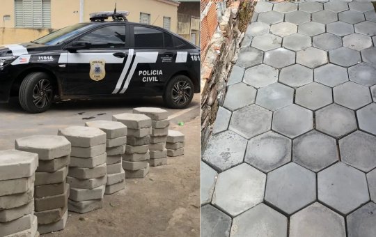 Homem rouba pedras da prefeitura para reformar sua casa