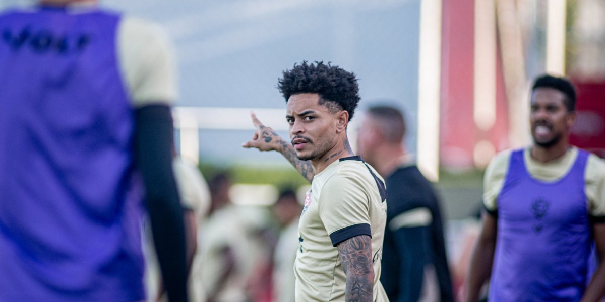 Matheusinho volta e Vitória faz penúltimo treino antes de duelo fundamental na Série A