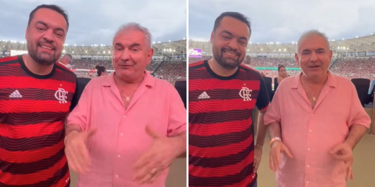 Vídeo: Senador Angelo Coronel vai ao jogo do Vitória no Rio por convite de governador do estado