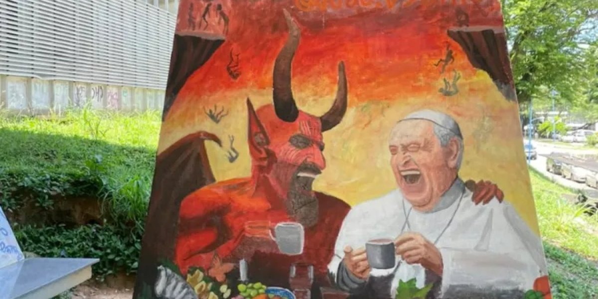 Grafite feita na UFBA gera polêmica na internet após repercussão