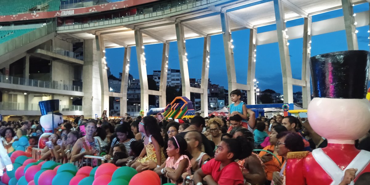Arena Fonte Nova promove evento de natal nesta quinta-feira (12)