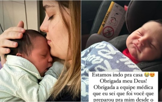 Ravi, filho de Viih Tube e Eliezer, recebe alta hospitalar