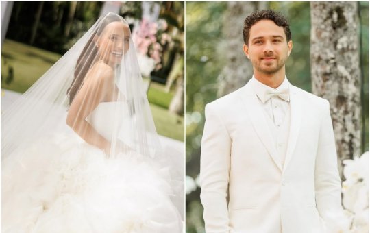 Larissa Manoela e André Frambach renovam votos pela terceira vez em cerimônia emocionante