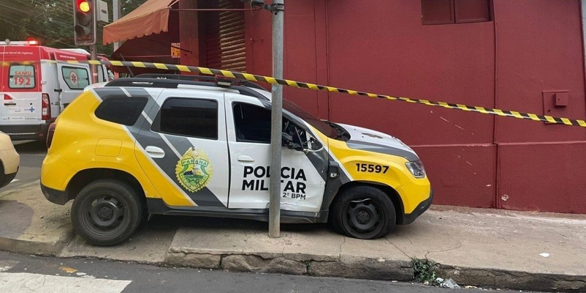 Homem morre após furtar viatura da PM e sofrer acidente no Paraná