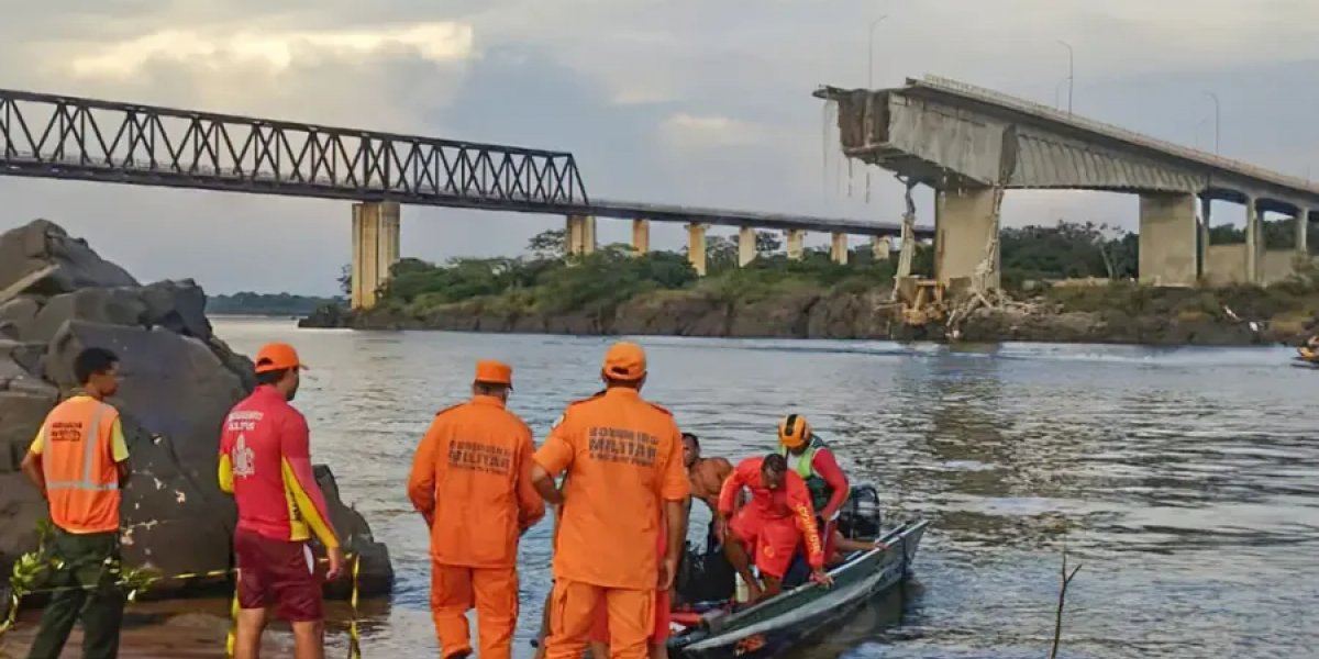 Número de desaparecidos em queda de ponte sobe para 12