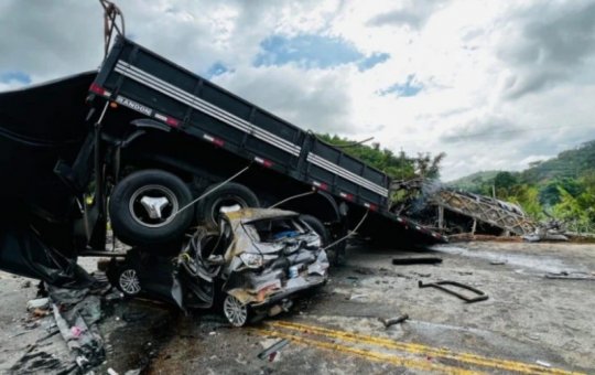 Criança de três anos que foi vítima do acidente trágico na BR-116 morre no hospital