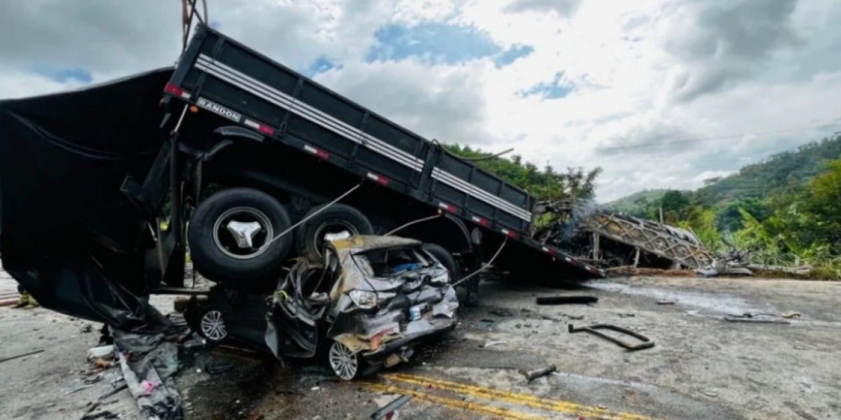 Criança de três anos que foi vítima do acidente trágico na BR-116 morre no hospital