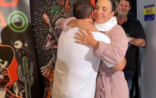 Xand Avião compartilha momento de interação com Ivete Sangalo antes do show