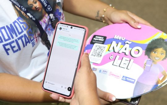 Mulheres contam com aplicativo Nina para denunciar casos de violência de gênero na Virada Salvador 2025