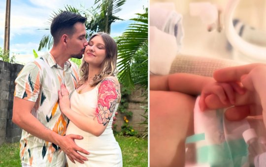 Isabel Veloso dá à luz ao seu primeiro filho e publica primeiro registro