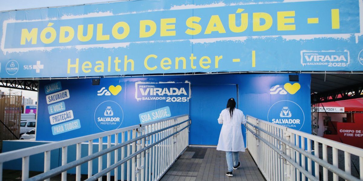 Aproximadamente 250 pessoas foram atendidas nos módulos de saúde do Festival da Virada