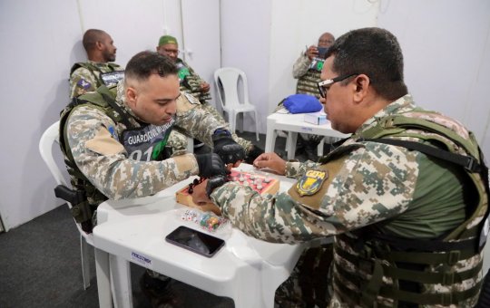 Guarda Municipal promove iniciativa visando bem-estar dos profissionais de segurança do Festival da Virada