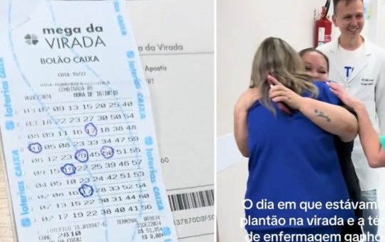 Técnica de enfermagem comemora falsa vitória na Mega da Virada em Passo Fundo; vídeo viraliza