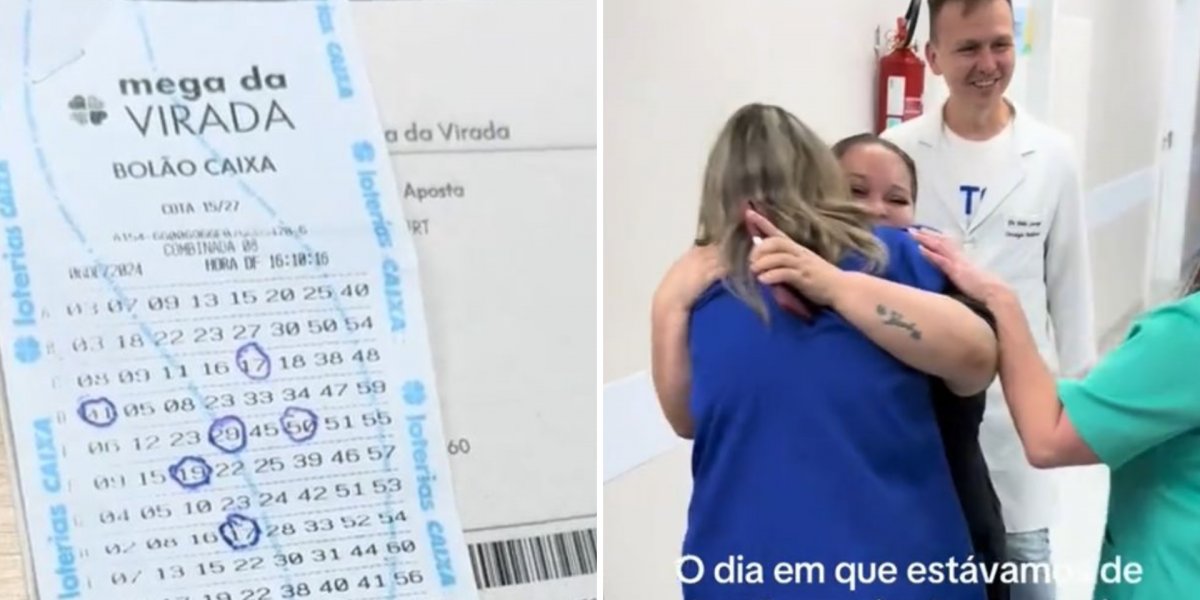 Técnica de enfermagem comemora falsa vitória na Mega da Virada em Passo Fundo; vídeo viraliza