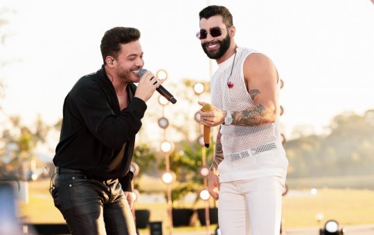 Wesley Safadão apoia campanha de Gusttavo Lima à presidência em 2026: 'Meu presidente'