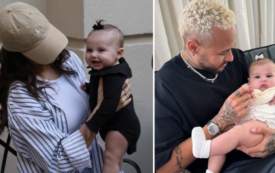 Filha de 6 meses de Neymar encanta web em vídeo publicado pela mãe