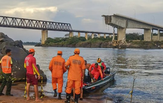 Bombeiros do Tocantins encerram buscas por vítimas de queda da ponte
