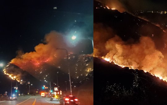 Los Angeles é atingida por incêndios florestais de grandes proporções