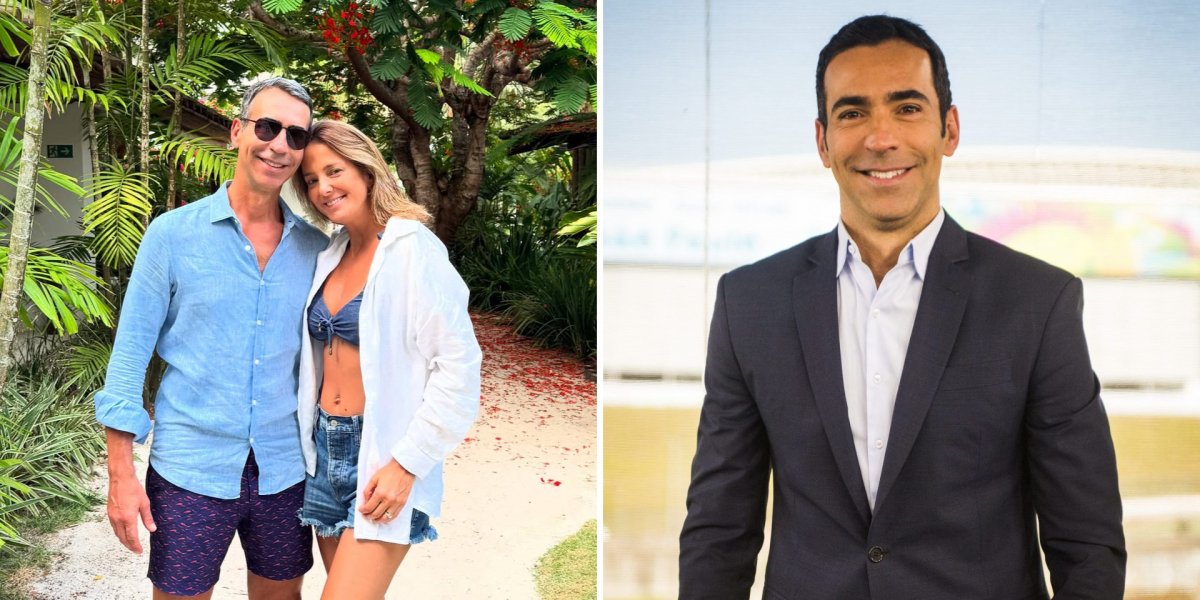 César Tralli surpreende ao compartilhar foto sem o terno na Bahia