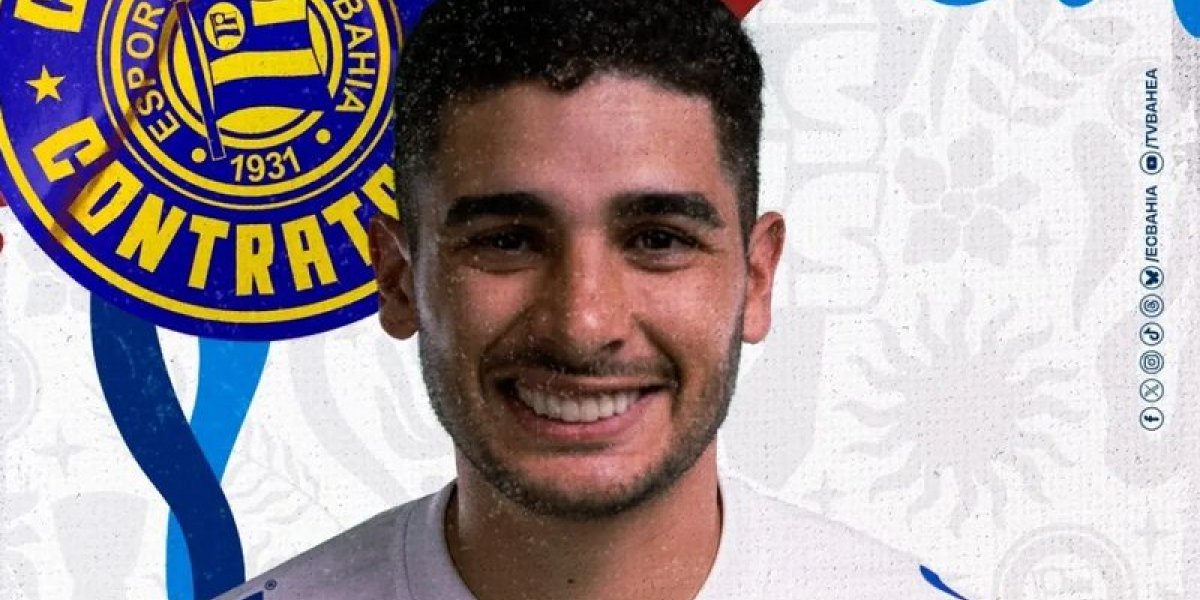 Bahia anuncia meio-campista Michel Araujo