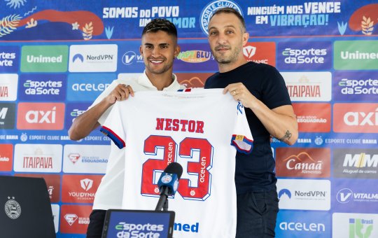 “Chego para somar“, afirma Rodrigo Nestor em apresentação pelo Bahia
