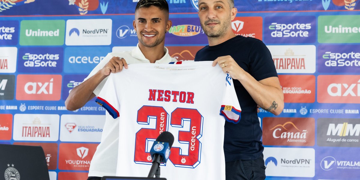 “Chego para somar“, afirma Rodrigo Nestor em apresentação pelo Bahia