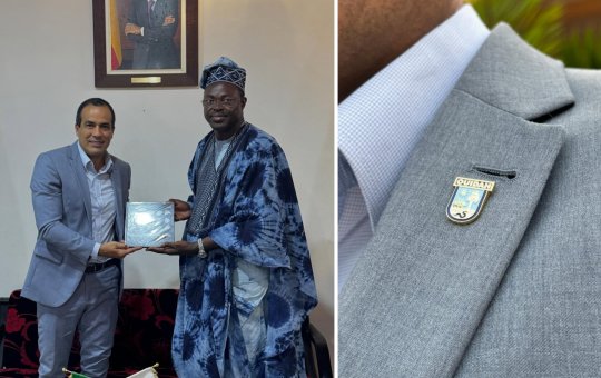 Bruno Reis recebe título de Cidadão de Ouidah durante sua visita ao Benin