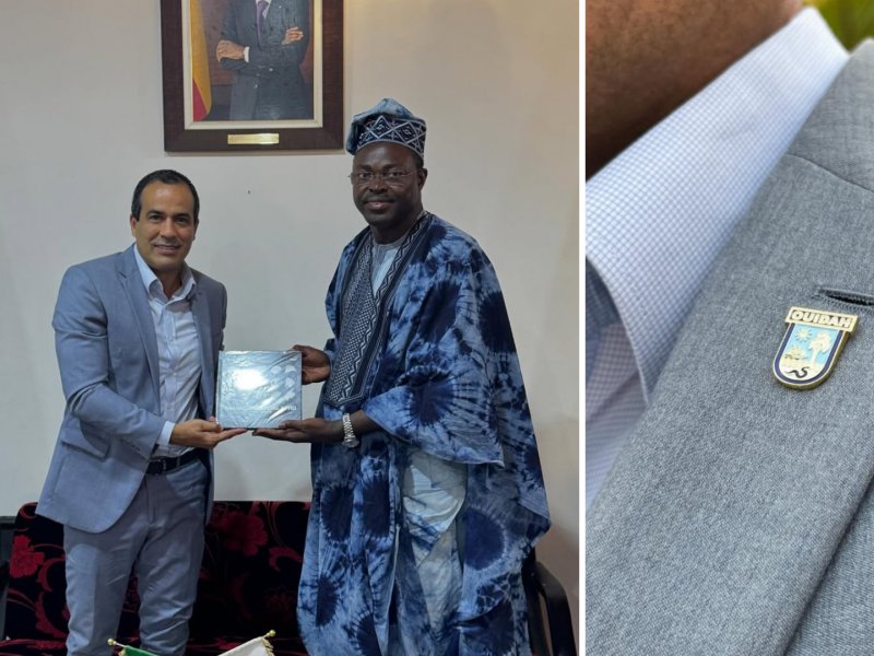 Bruno Reis recebe título de Cidadão de Ouidah durante sua visita ao Benin