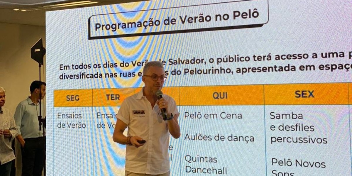Secretário de cultura do estado fala sobre turismo na Bahia durante o Verão de 2025