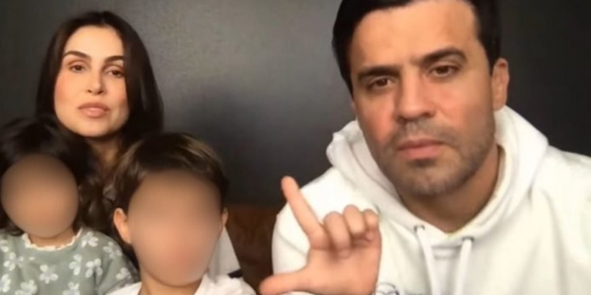 Filho de Pablo Marçal faz o gesto do 'L' ao vivo e é retirado da transmissão: 'Já pode vazar'