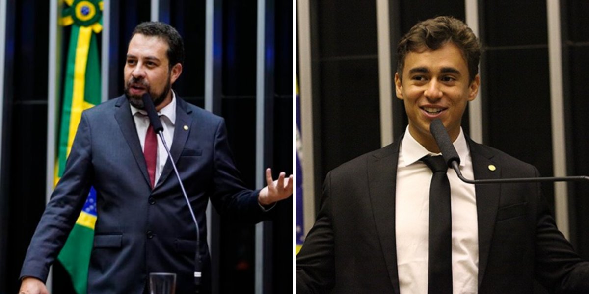 Guilherme Boulos ameaça processar Nikolas Ferreira por "fake news" sobre monitoramento do Pix