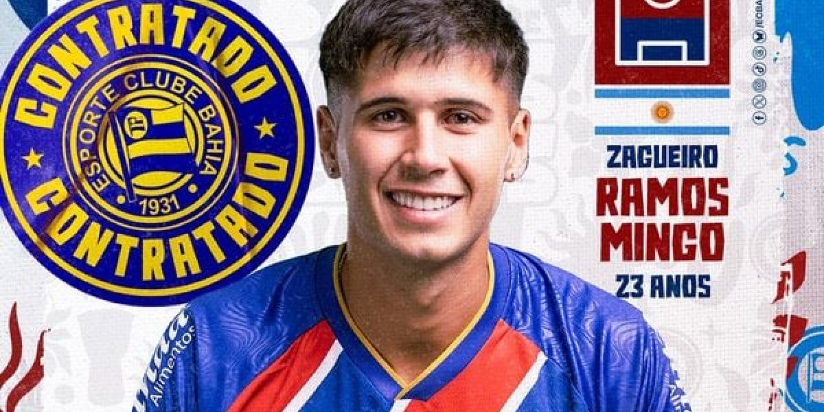 Bahia oficializa a contratação do zagueiro Santiago Mingo