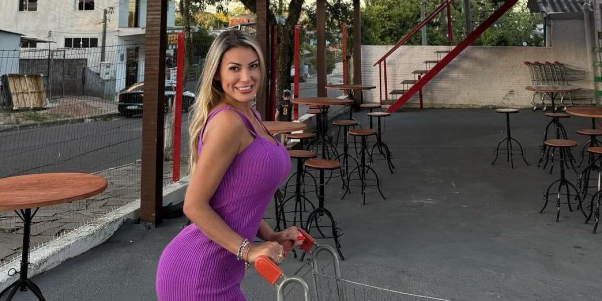 Super Urach: Andressa Urach anuncia seu próprio supermercado