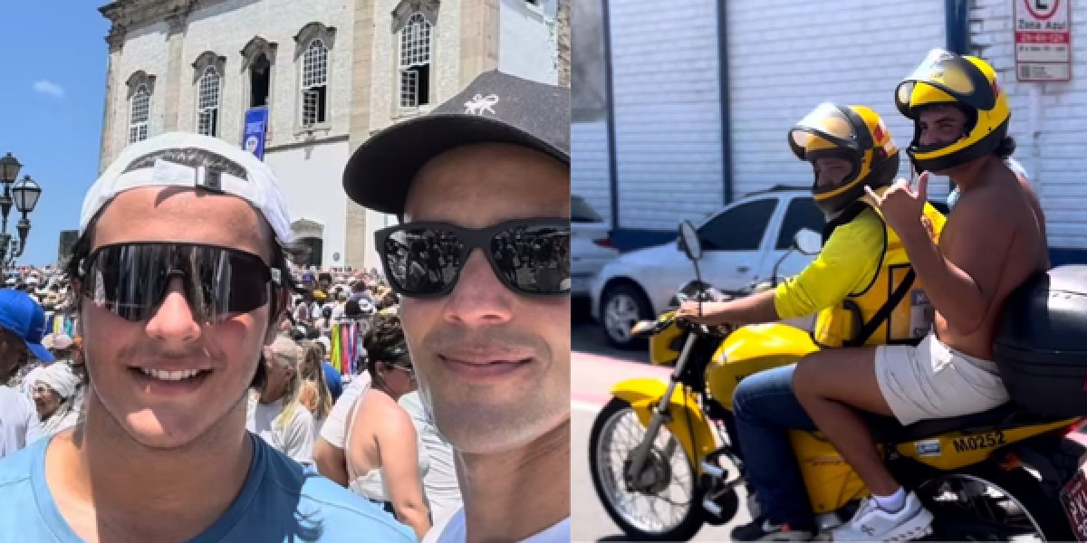 Marido e filho de Ivete participam da Lavagem do Bonfim e cantora reage
