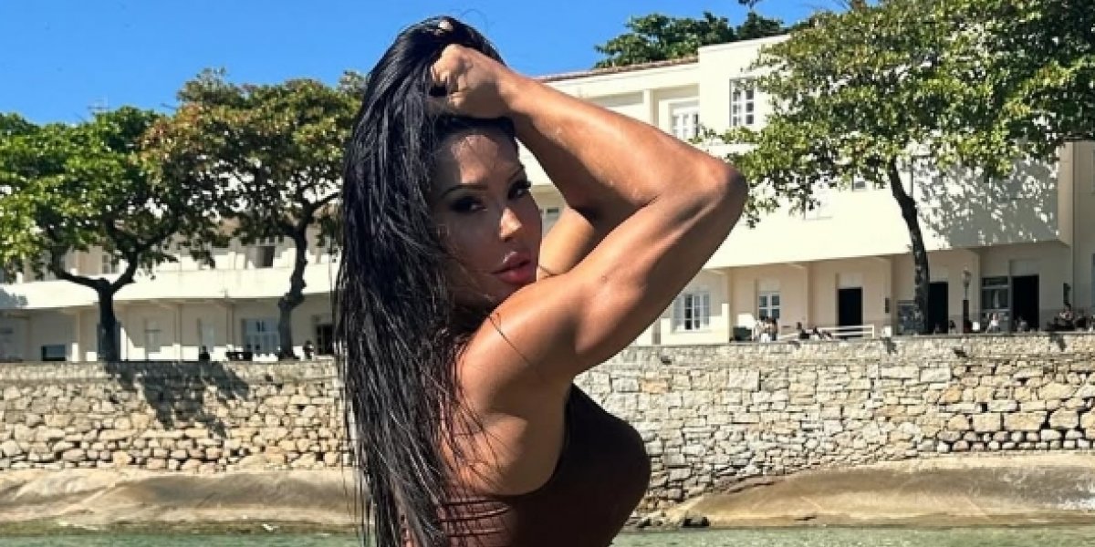 Gracyanne Barbosa chora ao ouvir parceria de Ludimilla com Belo durante festa no BBB25