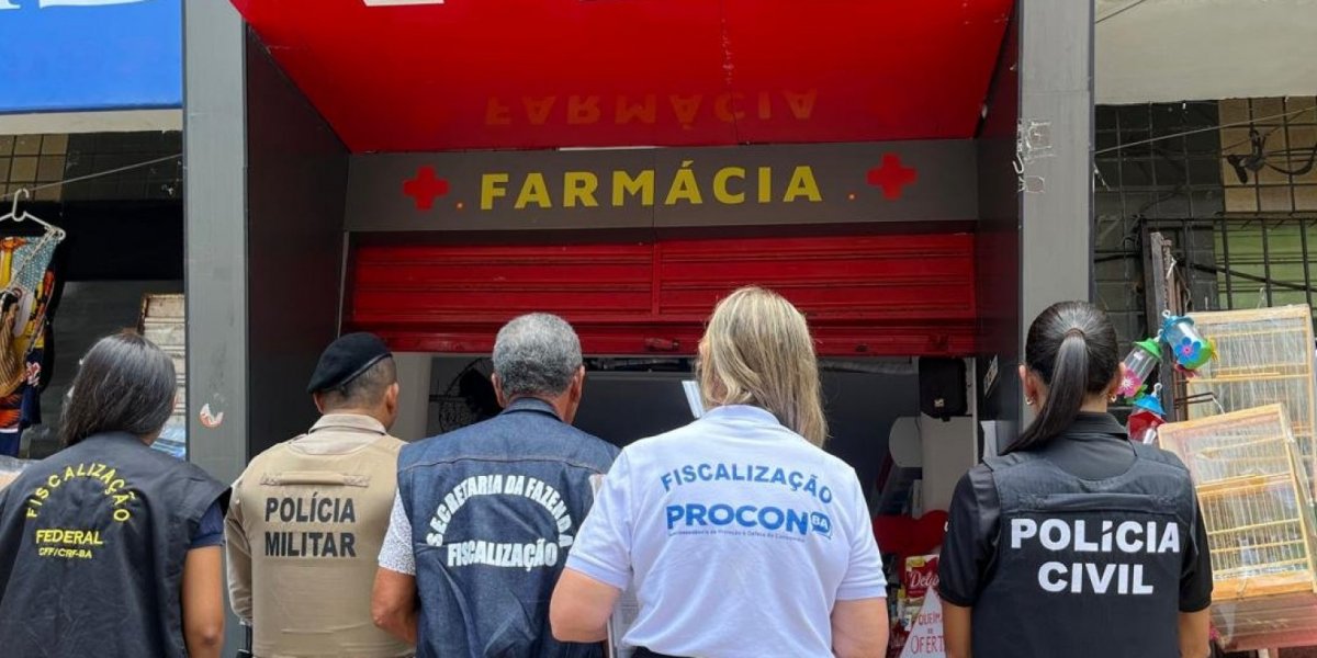 Operação Farmácia Legal: Polícia apreende mais de 1.500 medicamentos vendidos ilegalmente em Salvador