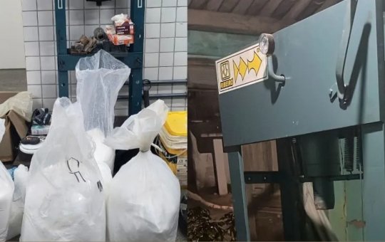 PM-BA localiza laboratório de drogas e apreende 66 kg de cocaína em Jitaúna