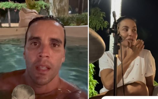 Marido de Ivete Sangalo brinca com a 'demora' do 'show' da esposa