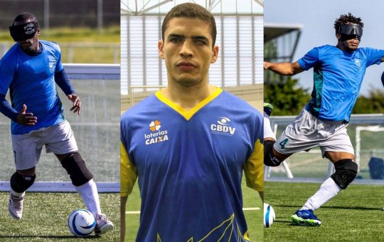 Futebol de cegos: baianos são convocados para a Seleção Brasileira com foco em Los Angeles 2028