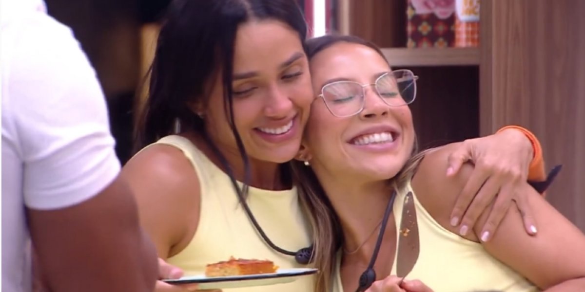 BBB25: Renata comemora aniversário com bolo de milho ao lado de brothers
