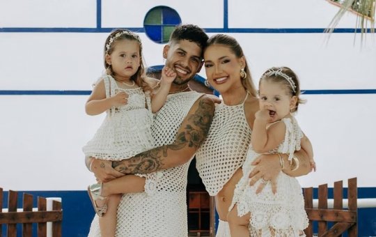 Maria Flor e Maria Alice, filhas de Virginia e Zé Felipe, encantam ao dançar música de Ivete